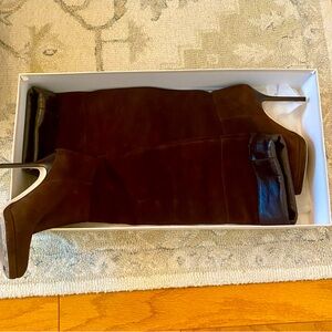 Jimmy Choo Aria Over the Knee, Brown Suede Boots